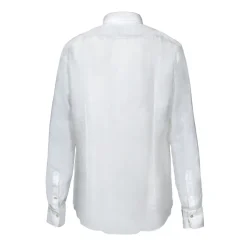 Alessandro Gherardi - Long Sleeve Shirt - White Linen - Shirt - Handmade in Italy - Luxury Exclusive Collection - Avvenice