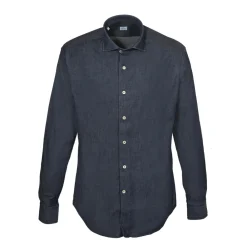 Alessandro Gherardi - Long Sleeve Shirt - Very Dark Denim - Shirt - Handmade in Italy - Luxury Exclusive Collection - Avvenice