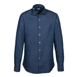 Alessandro Gherardi - Long Sleeve Shirt - Dark Denim - Shirt - Handmade in Italy - Luxury Exclusive Collection - Avvenice