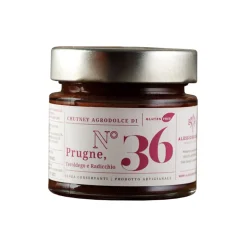 Alessio Brusadin - Plums, Treviso Radicchio and Teroldego Wine Chutney - Chutney - Artisan Chutney - Avvenice