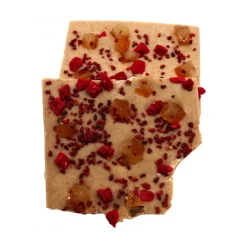 Alessio Brusadin - White Chocolate Bar with Licorice, Raspberry and Lemon - Italian Artisan Chocolate - Avvenice