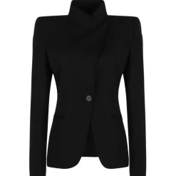 Alexander McQueen - Black Destructured Jacket - Black - Alexander McQueen Exclusive Luxury Collection - Avvenice