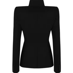 Alexander McQueen - Black Destructured Jacket - Black - Alexander McQueen Exclusive Luxury Collection - Avvenice