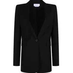 Alexander McQueen - Black Voluminous Shoulders Blazer - Black - Alexander McQueen Exclusive Luxury Collection - Avvenice