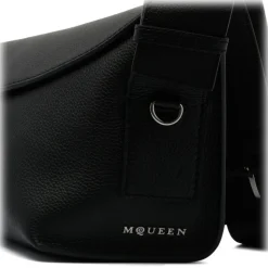 Alexander McQueen - Crossbody Bag - Black Silver - Alexander McQueen Exclusive Luxury Collection - Avvenice