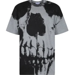 Alexander McQueen - Grey Skull T-Shirt - Grey - Alexander McQueen Exclusive Luxury Collection - Avvenice
