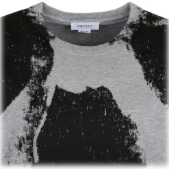 Alexander McQueen - Grey Skull T-Shirt - Grey - Alexander McQueen Exclusive Luxury Collection - Avvenice