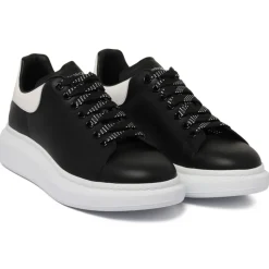 Alexander McQueen - Larry Sneakers - Black White - Alexander McQueen Exclusive Luxury Collection - Avvenice