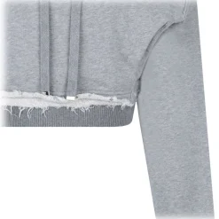 Alexander McQueen - Logo Embroidered Hoodie - Light Grey - Alexander McQueen Exclusive Luxury Collection - Avvenice