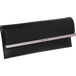 Alexander McQueen - Long Clutch - Black - Alexander McQueen Exclusive Luxury Collection - Avvenice