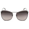 Alexander McQueen - Piercing Butterfly Sunglasses - Ruthenium - Alexander McQueen Eyewear - Avvenice