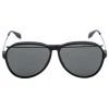 Alexander McQueen - Piercing Pilot Acetate Sunglasses - Black - Alexander McQueen Eyewear - Avvenice