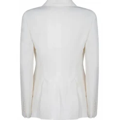 Alexander McQueen - Single Breasted Blazer - White - Alexander McQueen Exclusive Luxury Collection - Avvenice