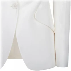 Alexander McQueen - Single Breasted Blazer - White - Alexander McQueen Exclusive Luxury Collection - Avvenice