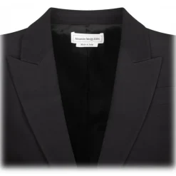Alexander McQueen - Single Breasted Blazer - Black - Alexander McQueen Exclusive Luxury Collection - Avvenice