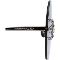 Alexander McQueen - Spider Jeweled Round Sunglasses - Gold Pink - Alexander McQueen Eyewear - Avvenice