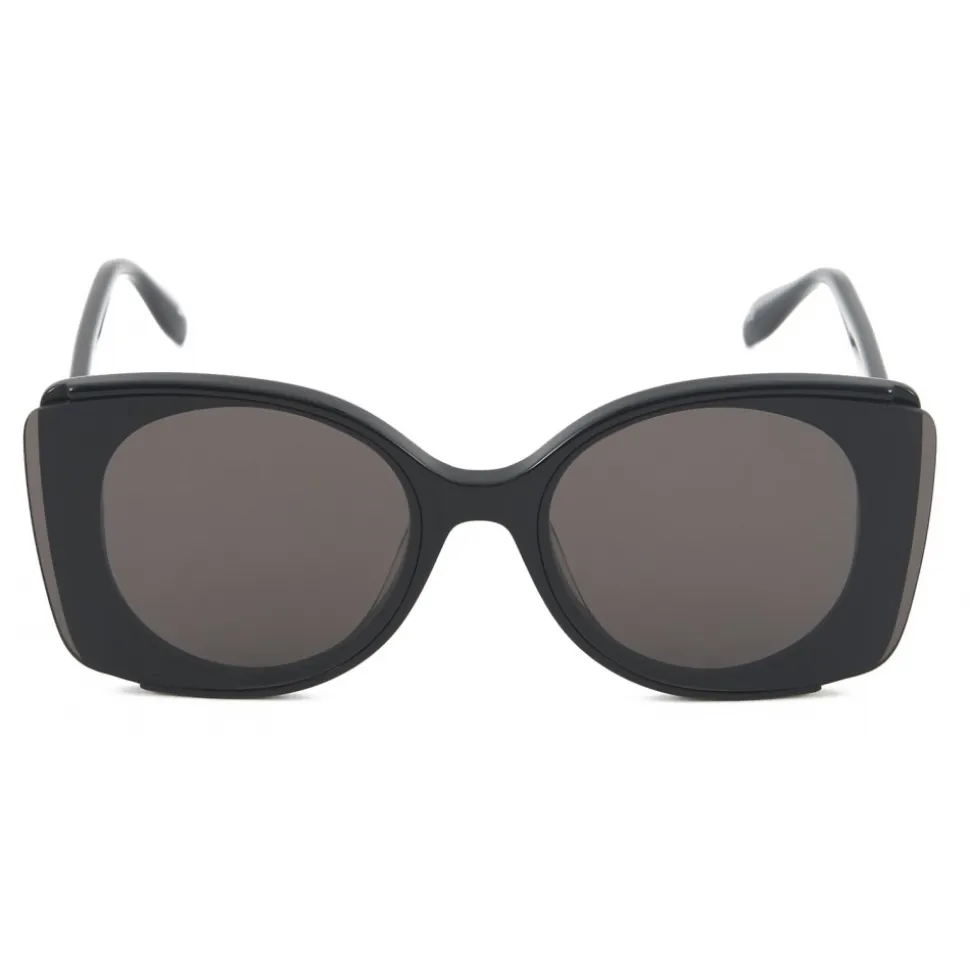 Alexander McQueen - Sunglasses with Outstanding Lenses - Black - Alexander McQueen Eyewear - Avvenice
