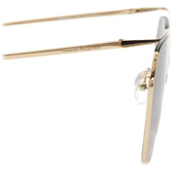 Alexander McQueen - The Cut Square Sunglasses - Light Gold Brown - Alexander McQueen Eyewear - Avvenice
