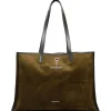 Alexander McQueen - Tote Bag with Pendant - Brown Black - Alexander McQueen Exclusive Luxury Collection - Avvenice
