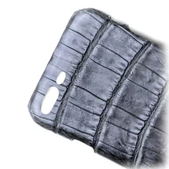 Ammoment - Caiman in Degrade Coal New Age - Leather Cover - iPhone 8 Plus / 7 Plus - Avvenice