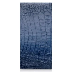 Ammoment - Caiman in Degrade Navy-Black - Leather Breast Wallet - Avvenice