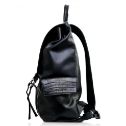 Ammoment - Caiman in Degrade Coal New Age - Leather Zane Large Backpack - Avvenice