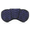 Ammoment - Eyeglass Case - Python in Blue Navy - Luxury Eyeglass Leather Cover - Avvenice