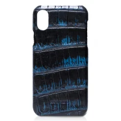 Ammoment - Nile Crocodile in Campus Marrow - Leather Cover - iPhone X - Avvenice
