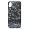 Ammoment - Ostrich in Tahitian Pearl - Leather Cover - iPhone X - Avvenice