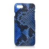 Ammoment - Python in Alien Royal Blue - Leather Cover - iPhone 8 / 7 - Avvenice