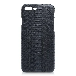 Ammoment - Python in Black - Leather Cover - iPhone 8 Plus / 7 Plus - Avvenice