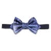 Ammoment - Python in Calcite Blue - Leather Victor Bow Tie - Avvenice