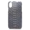 Ammoment - Python in Calcite Grey - Leather Cover - iPhone X - Avvenice