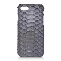 Ammoment - Python in Calcite Grey - Leather Cover - iPhone 8 / 7 - Avvenice