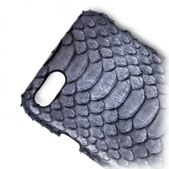 Ammoment - Python in Calcite Grey - Leather Cover - iPhone 8 / 7 - Avvenice