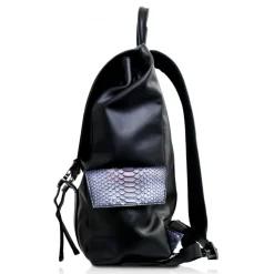 Ammoment - Python in Calcite Grey - Leather Zane Large Backpack - Avvenice