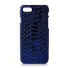 Ammoment - Python in NYX Blue - Leather Cover - iPhone 8 / 7 - Avvenice