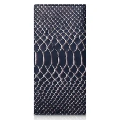 Ammoment - Python in Pepite Rose - Leather Breast Wallet - Avvenice