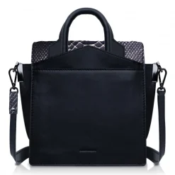 Ammoment - Python in Pepite Rose - Leather Lexi Crossbody Bag - Avvenice