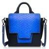 Ammoment - Python in Petale Blue - Leather Lexi Crossbody Bag - Avvenice