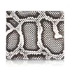 Ammoment - Python in Roccia - Leather Bifold Wallet with Center Flap - Avvenice