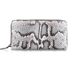 Ammoment - Python in Roccia - Leather Long Zipper Wallet - Avvenice