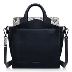 Ammoment - Python in Roccia - Leather Lexi Crossbody Bag - Avvenice