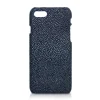 Ammoment - Stingray in Glitter Metallic Blue - Leather Cover - iPhone 8 / 7 - Avvenice