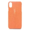 Ammoment - Stingray in Orange - Leather Cover - iPhone X - Avvenice