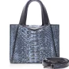 Ammoment - Vesper Bag Large in Python - Moxi Black - Luxury High Quality Leather Bag - Avvenice