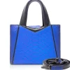 Ammoment - Vesper Bag Large in Python - Petale Blue - Luxury High Quality Leather Bag - Avvenice