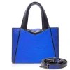 Ammoment - Vesper Bag Small in Python - Petale Blue - Luxury High Quality Leather Bag - Avvenice