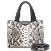 Ammoment - Vesper Bag Small in Python - Roccia - Luxury High Quality Leather Bag - Avvenice