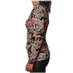 Aniye By - Floral Patterned Top - Multicolor - Top - Made in Italy - Luxury Exclusive Collection - Avvenice